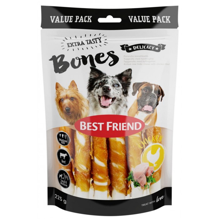 BF Bones pururullat kanafileellä 225g