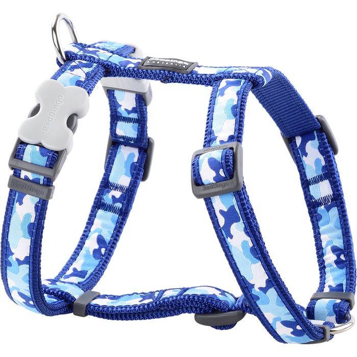 Koiran valjas Design - Camouflage Blue