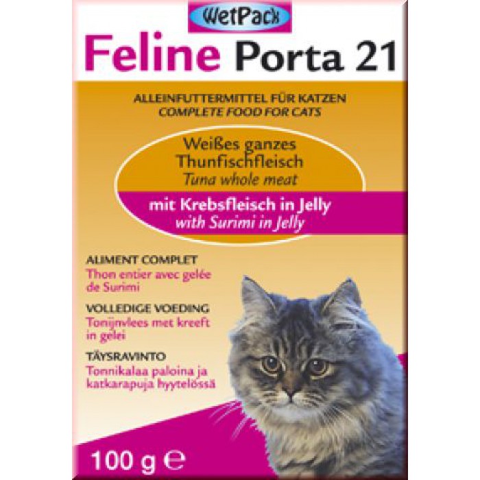 Feline Porta Tonnikala & Surimi hyytelössä 100g