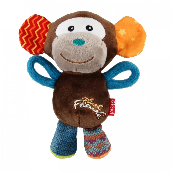 GiGwi Plush Friendz Monkey 17cm