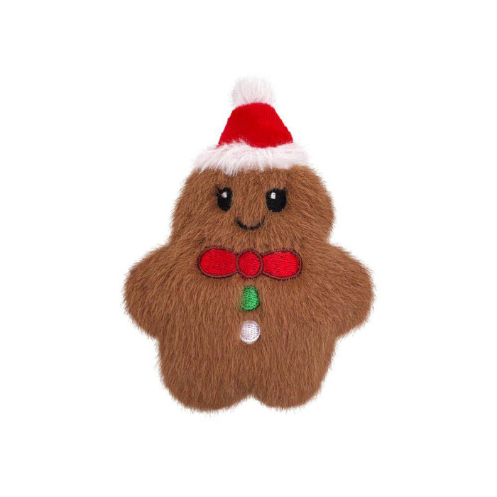 KONG Holiday Snuzzles Mini Gingerbread Brown 11x9,5cm