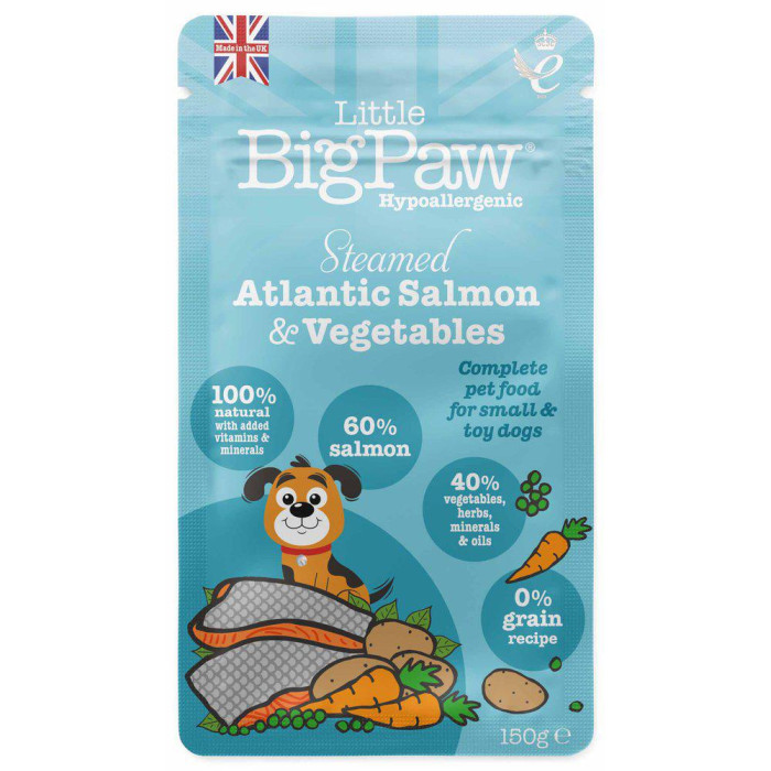 LBP Pouch Traditional Salmon & Vegetable Dinner for dogs 150g