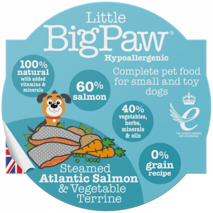 LBP Traditional Atlanticsalmon & Vegetable dinner for dogs 85g