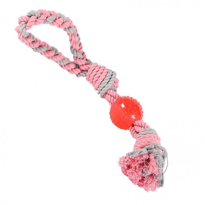 Little Rascals Rope & Ball Tugger