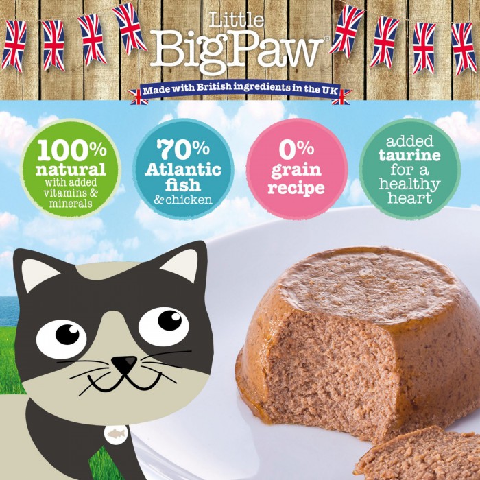 Little BigPaw Mixed for cats (Salmon, Tuna, Ocean Fish) 6 x 85g