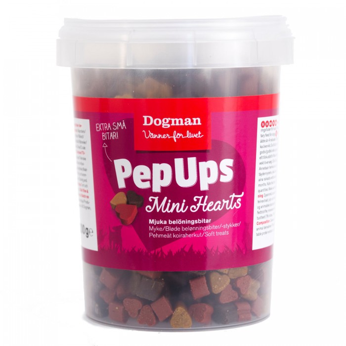 Pep Ups Mini Hearts 300g