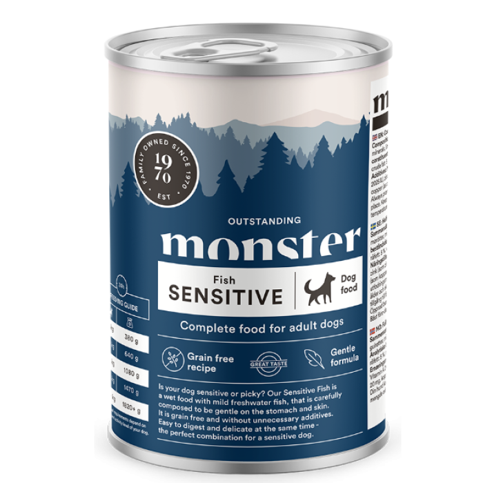 Monster Dog Adult Sensitive Fish 400g