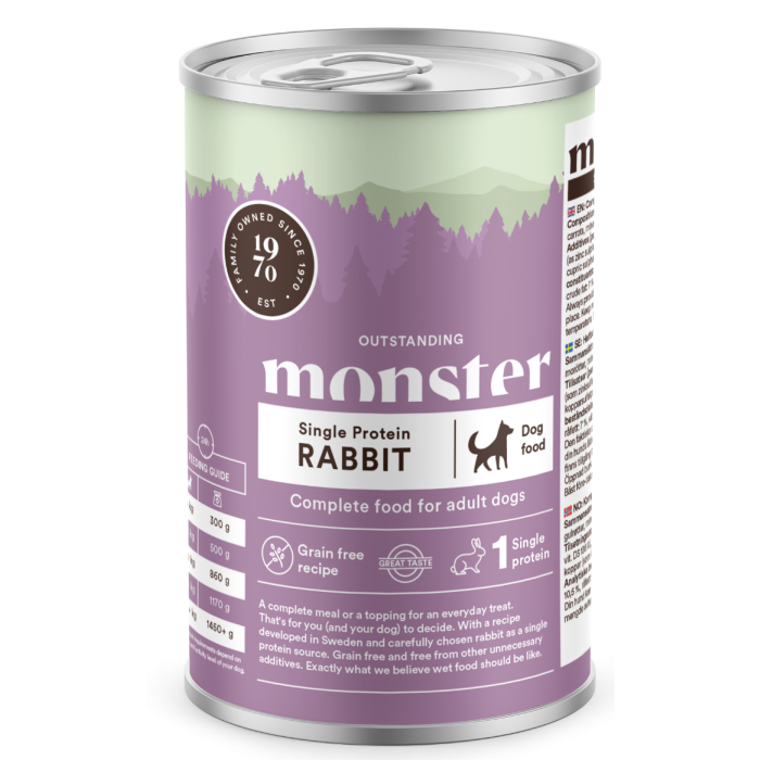 Monster Dog Adult Sensitive Rabbit 400g