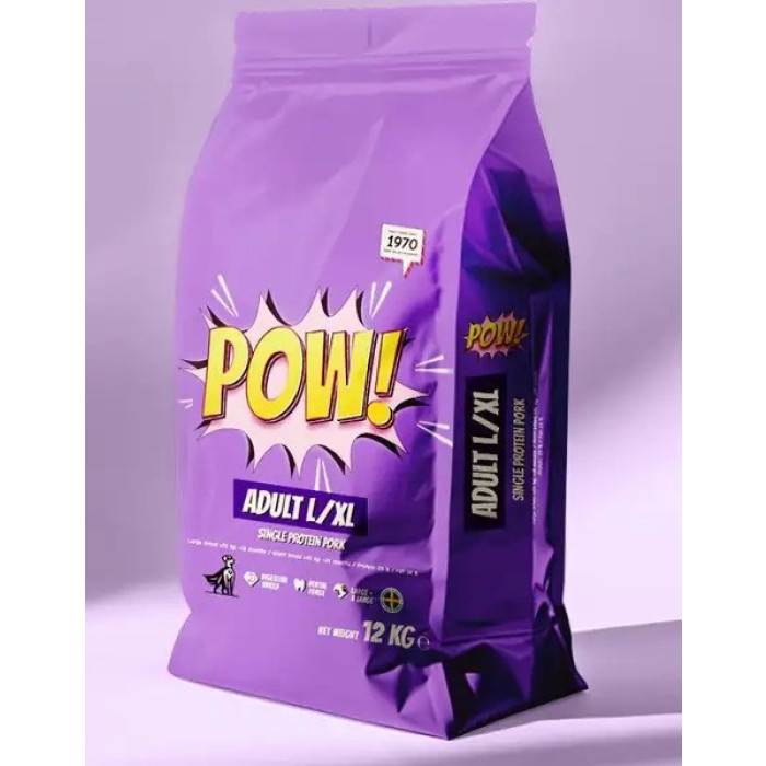 POW! Dog Adult L Pork 12kg