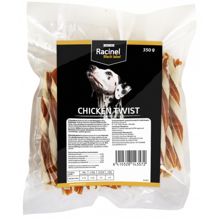 Racinel Black Label kanakierre 350g