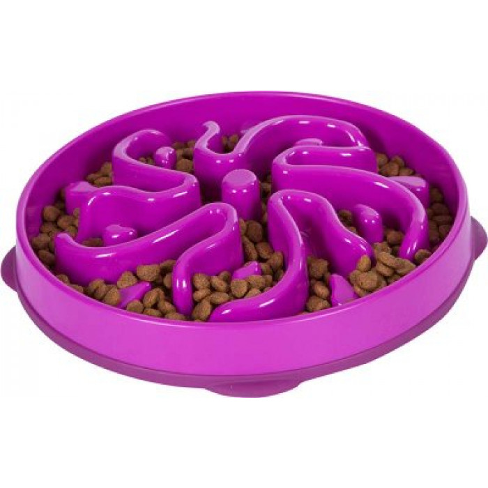 OH Fun-Feeder Slo-Bowl Large violetti (27*27cm)