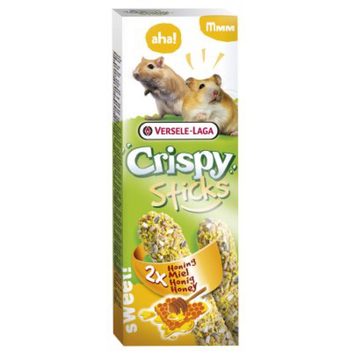 Sticks Crispy hunaja hamstereille ja gerbiileille 2kpl (2*55g)