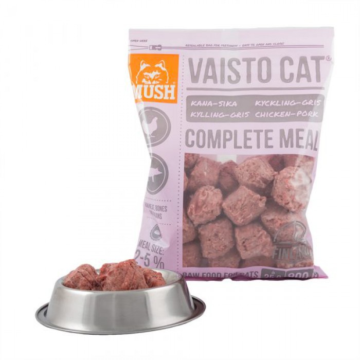 Mush BARF Vaisto Cat Kana-Sika 800g