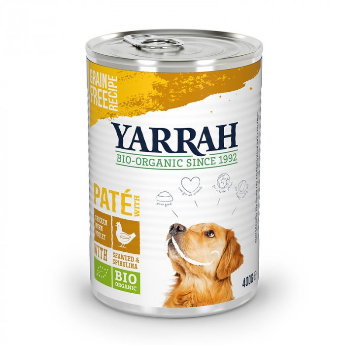 Yarrah Bio 100% luomukana Paté (luomukana, luomumerilevä) 400g