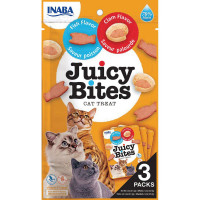 Juicy Bites Cat Treat kana/simpukka 3x11.3g