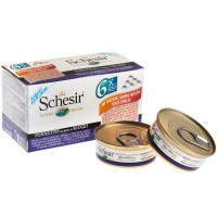 Schesir Natural Jelly, Tonnikala & naudanliha 6 x 50g