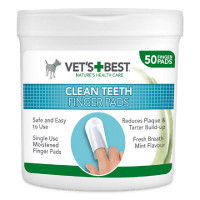 Vet´s Best Clean Teeth Finger Pads hampaidenpuhdistuslaput