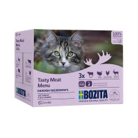 Bozita Gravy-multibox 12*85g (pihvi/kalkkuna/extra-kana/poro)