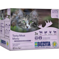 Bozita Sauce-multibox 12*85g (kananmaksa/poro/pihvi/kalkkuna)