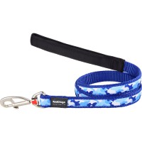 Koiran talutin Design - Camouflage Blue