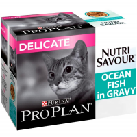 Purina Pro Plan säilyke Delicate Cat merikalaa 10x85g (850G)