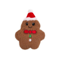 KONG Holiday Snuzzles Mini Gingerbread Brown 11x9,5cm