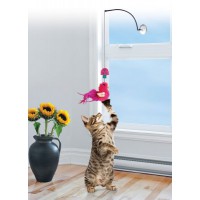Kong Connets lasiin kiinnitettävä kissan huiskulelu 30cm
