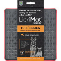 Lickimat TuffBuddy Playdate aktivointimatto punainen 20x20cm