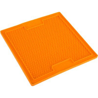 LickiMat Soother nuolumatto aktivointiin 20*20cm (oranssi)