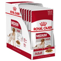 Royal Canin säilykeruoka Medium Adult 11-25kg 10x140g