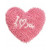 Valentine´s Day lelu Valle sydän ´I love you´, koirille 17,5cm