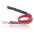 Koiran talutin Design - Stars White on Red